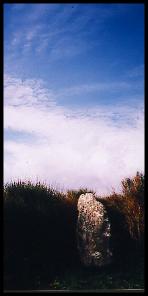 Le menhir de Nmes-Courbessac.