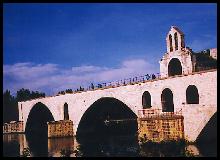 Le pont d'Avignon.