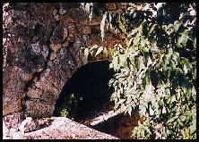 L'aqueduc en tunnel.