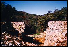 Pont de la combe Valmale en 1990.