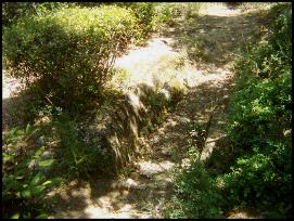 L'aqueduc apr&egrave;s Valmalle.